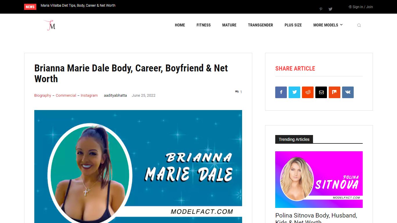 Brianna Marie Dale Body, Career, Boyfriend & Net Worth - Model Fact